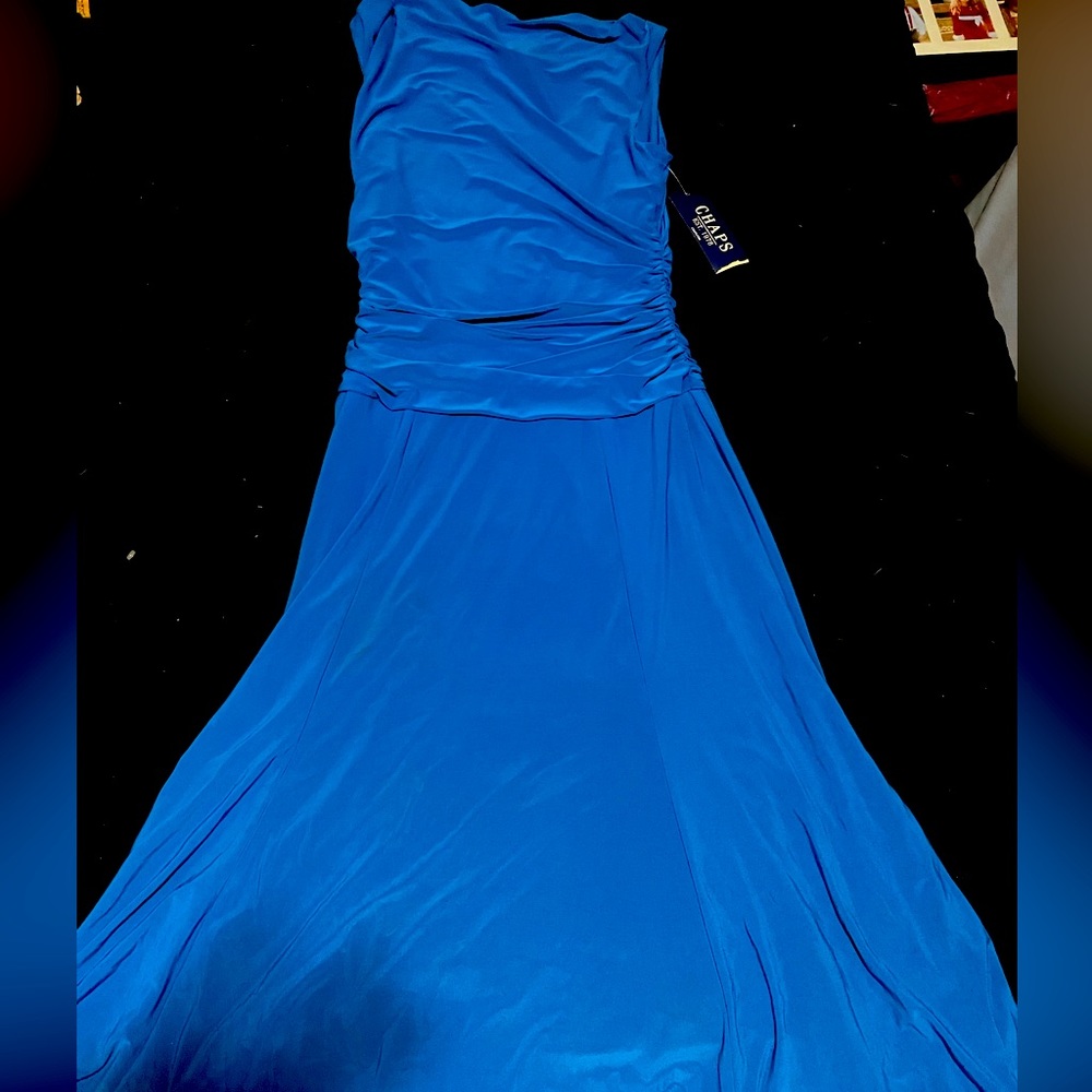 Formal blue dress, never worn, still with tag